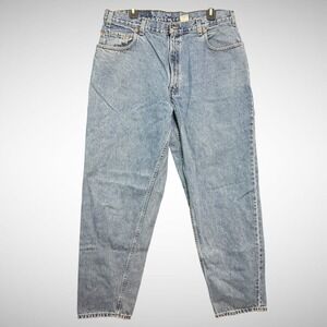 Vintage Levis 560 Jeans Mens 36 X 31 Solid Blue Denim pants Pre Owned Loose Fit